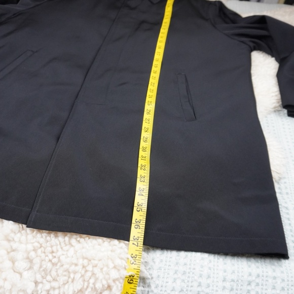 Polo Ralph Lauren Trench Coat Quilted Liner Men XL Black All Weather Resistant - Picture 8 of 16